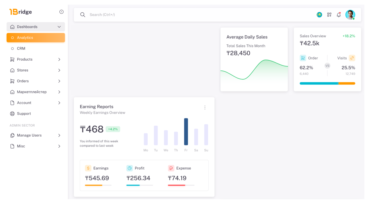 hero dashboard